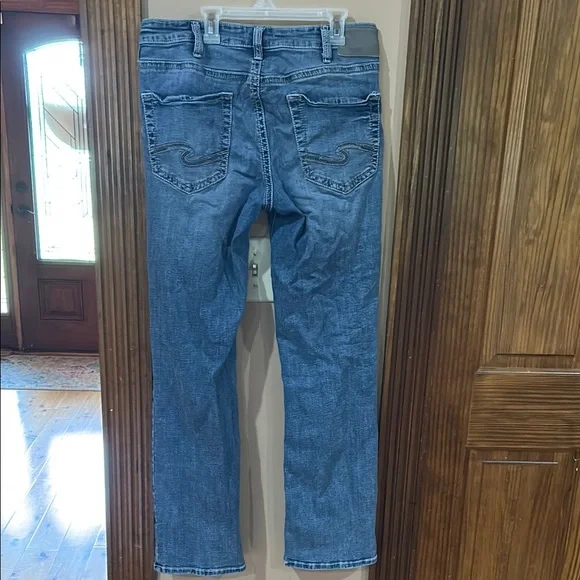 Silver Jeans Blue Straight Denim - Picture 6 of 8